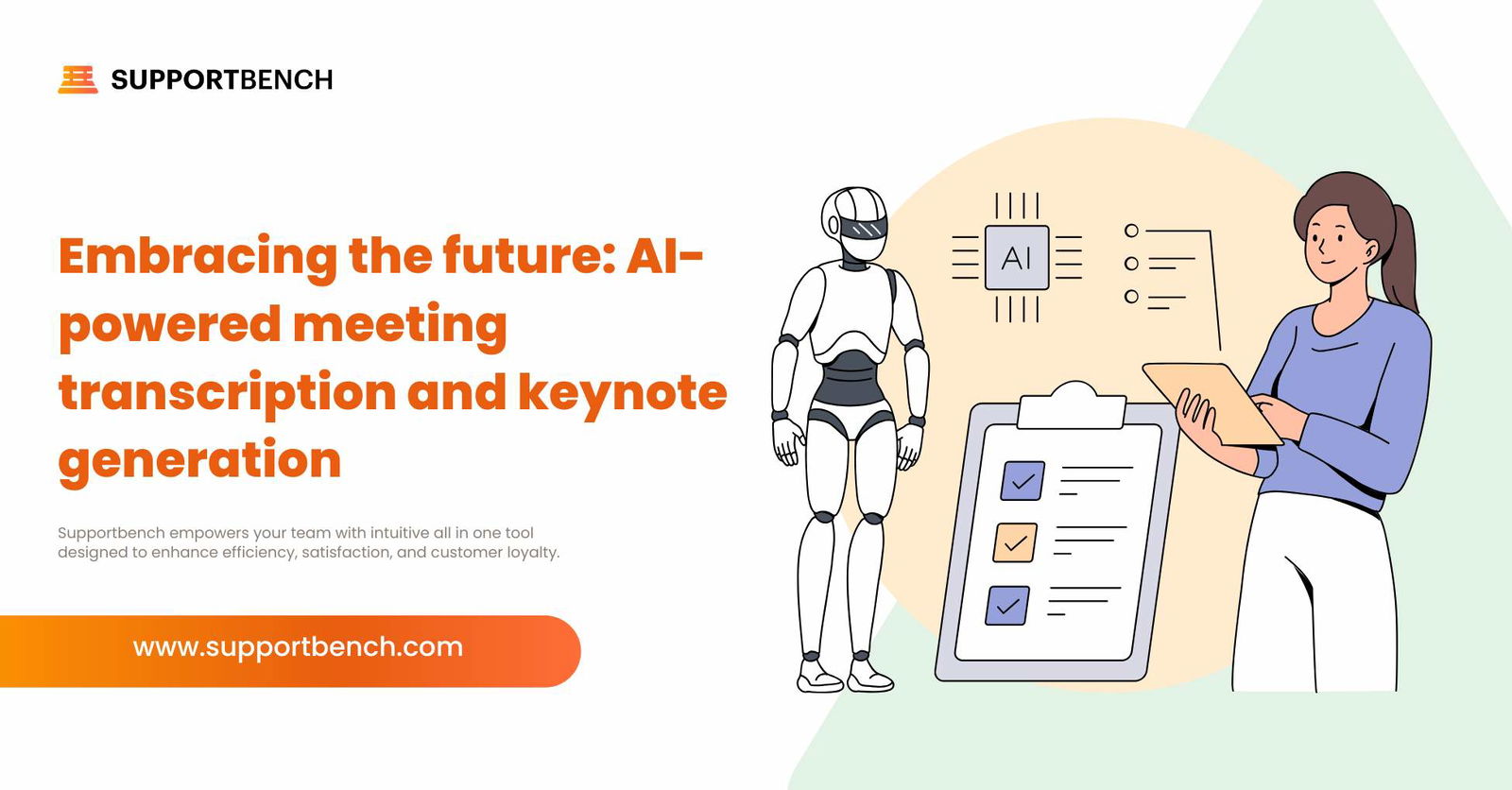 AI-powered meeting transcription and keynote generation