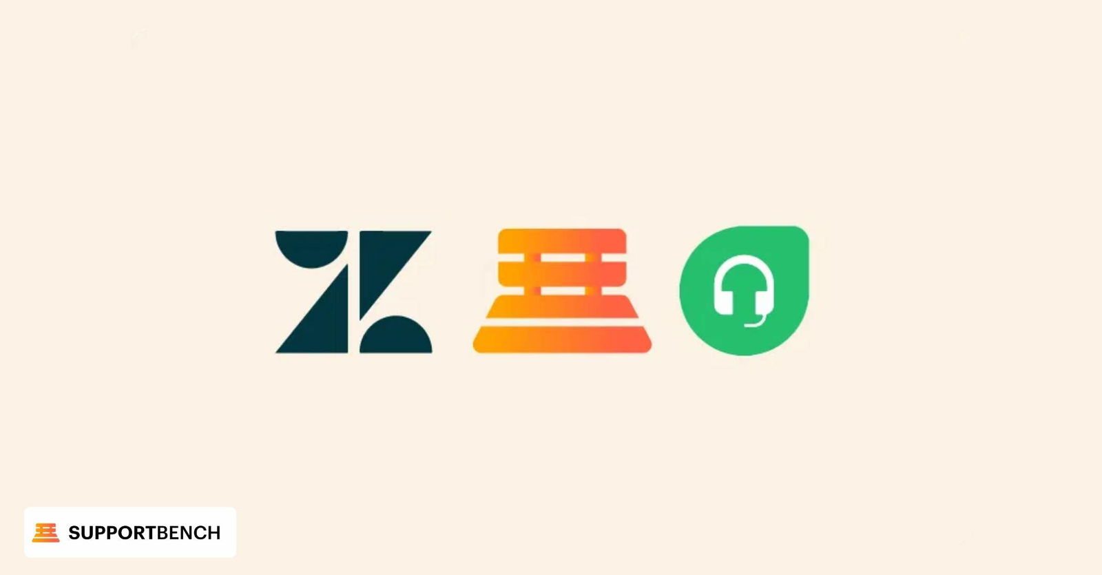 An image of Zendesk, Freshdesk and Supportbench logo next to each other